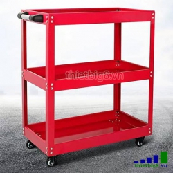 Xe đẩy dụng cụ 3 ngăn 