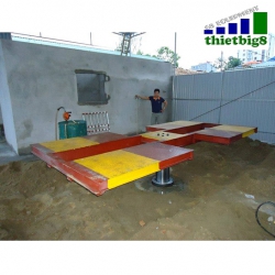 Cầu nâng 1 trụ rửa xe